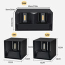 Axyaa Aluminum LED Wall Lamp IP65 Waterproof Outdoor 12W24W Interior Light