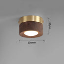 Axyaa Luxury Chinese Style Ceiling Lamp Wooden Retro Tube Living Room Decoration