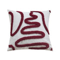 Axyaa Christmas Tree Embroidered Pillow Cover - Decorative Jacquard Cushion for Bedroom