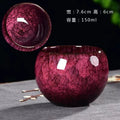 Axyaa 150ml Kiln Ceramic Teacups Set for Kung Fu Style Coffee and Tea