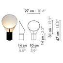 Axyaa Minimalist Floor Lamp Speaker for Living Room, Restaurant, and Study Desk