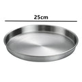 Axyaa Stainless Steel Shallow Tray: Multi-Function Kitchen Storage Tray
