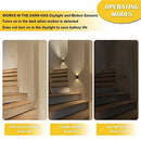 Axya Modern Motion Sensor LED Wall Lamp - Waterproof Wood Up Down Lights