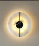 Axyaa Alabaster Marble Wall Sconce - Modern Luxury Wall Light for Bedroom & Living Room