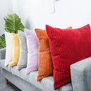 Axyaa Striped Fabric Decorative Throw Pillow Cover for Living Room Sofa
