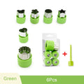 Axyaa Stainless Steel Fruit & Vegetable Cutter Set Heart/Flower Shape Mold