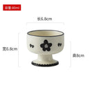 Axyaa Ceramic High Footed Dessert Bowl for Molecular Cooking and Molecular Gastronomy