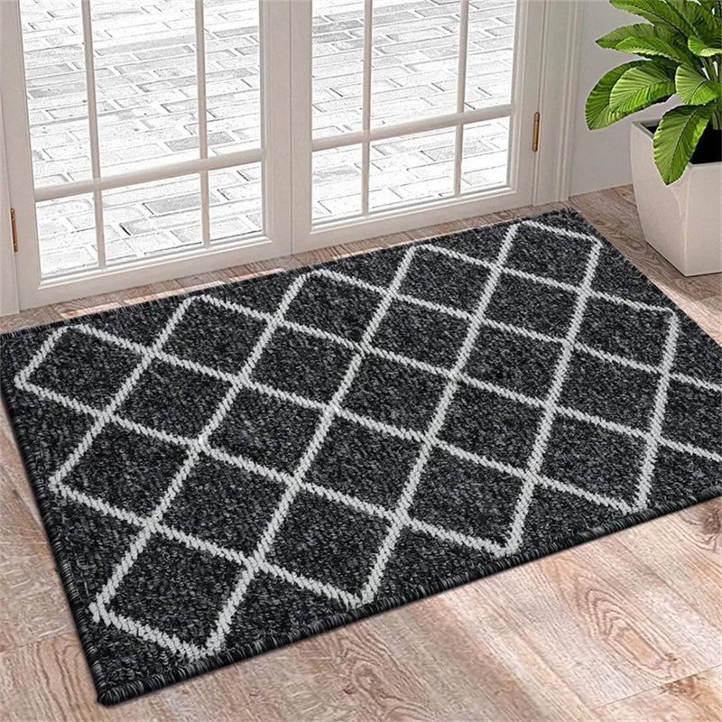 Axyaa Soft Kitchen Rug Non-Slip Entrance Doormat Absorbent Outdoor Mat