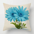 Colorful Flower Vase Pillow Covers by Axyaa for Sofa, Bedroom, Car - Patterned Cushion Cover