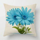 Colorful Flower Vase Pillow Covers by Axyaa for Sofa, Bedroom, Car - Patterned Cushion Cover