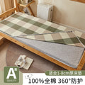 Axyaa Cotton Student Mattress Cover, All-Inclusive Zipper, Single Piece