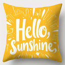 Axyaa Orange Home Decor Pillowcase Set, 45x45cm