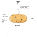 Axyaa Cirrus Silk Pendant Light for Living Room Office wabi-sabi Style
