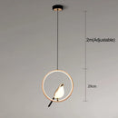 Axyaa Nordic Bird Wall Light 360° Rotation, Rotatable Sconce for Bedroom and Parlor