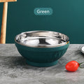 Axyaa 304 Stainless Steel Double-layer Heat Insulation Large Capacity Soup Bowl