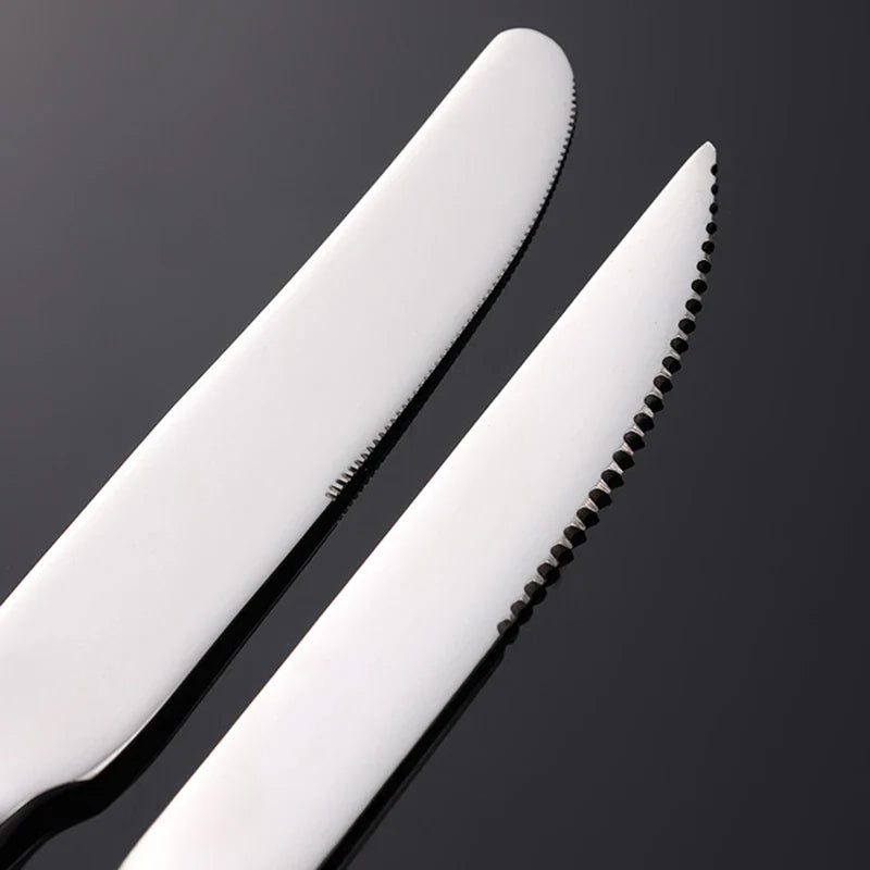 Axyaa Stainless Steel Dining Cutlery Set with Wooden Handles