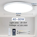 Axyaa Smart LED Ceiling Lamp for Living Room - Dimmable & Remote Control - Modern Design
