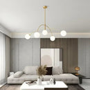 Axyaa Glass Ball Chandeliers for Home Decor - Modern Hanging Pendant Lamps