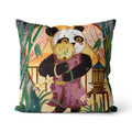 Axyaa Panda Print Cushion Cover - Super Soft Chinese Style Pillowcase - Home Decor Pillow