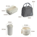 Axyaa Wheat Straw Cutlery Set Lunch Box Water Cup Soup Bowl Food Storage Container