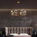 Axyaa LED Chandeliers: Modern Pendant Lighting for Dining Room, Ceiling Hanging Lamps