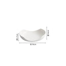 Axyaa Ceramic Irregular Plate Set - Restaurant Tableware for Molecular Cuisine