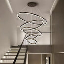 Axyaa Living Room LED Chandeliers Ceiling Lamp Hanging Lights