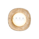 Axyaa Modern LED Yellow Cave Stone Ceiling Lights for Home Bedroom Decor