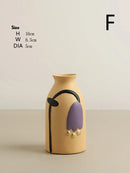 Nordic Morandi Ceramic Vase - Axyaa Brand