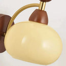 Axyaa Solid Wood Bedside Wall Lamp for Bedroom, Living Room, Study, Aisle, Porch