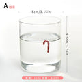 Axyaa 3D Glass Cup 400ml Cartoon Animal Christmas Theme Glass Coffee Mug