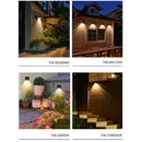 Axyaa Solar Garden Wall Light with Sunlight Sensor for Outdoor Decor