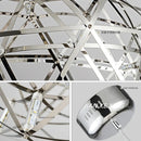 Axyaa Oval Spark Ball LED Pendant Chandelier for Indoor Lighting