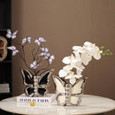 Axyaa Butterfly Ceramic Vase for Home Decoration and Flower Arrangement