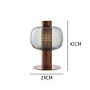 Axyaa LED Glass Table Lamp: Modern Nordic Design for Home Decor & Lighting