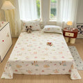 Axyaa Small Fresh Jet Cotton Sheet Single: Ideal for Student Dorms