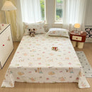 Axyaa Small Fresh Jet Cotton Sheet Single: Ideal for Student Dorms