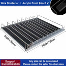 Axyaa Beverage Bottle Shelf Dispenser for Freezer - 720mm Width