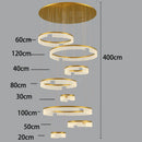 Axyaa Modern Luxury Home Decoration Staircase Living Room Indoor Lighting Pendant Lights