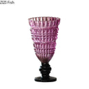 Axyaa Glass Vase: Artistic Flower Vessel for Hydroponic & Dried Flowers
