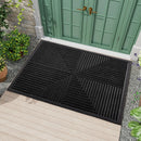 Axyaa Heavy Duty Indoor Outdoor Entrance Floor Mat - Non-slip Easy Clean Doormat