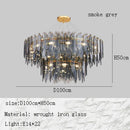Axyaa Crystal Chandelier for Modern Luxury Living Room and Dining Hall