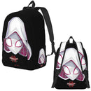 Axyaa Spider-Gwen Mask Backpack for Kids - Durable School Bookbag.