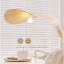 Axyaa Nordic Straw Hat Pendant Light Chandelier - Modern Minimalist Hanging Lamp