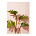 Pink Flower Palm Balloon Canvas Painting Nordic Posters for Modern Living Room Decor by Axyaa