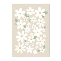 Axyaa Daisy Custom Name Poster Nursery Wall Art Kids Room Decor