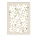 Axyaa Daisy Custom Name Poster Nursery Wall Art Kids Room Decor