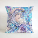 Axyaa Square Cushion Cover - Genshin Impact Pillowcase for Sofa Décor & Gifts