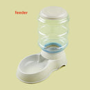 Axyaa Pet Feeder Waterer Combo Large Capacity Dispenser Dog Cat Plastic Bowl