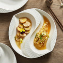 Axyaa Ceramic Sashimi Plate Set | High-Grade Small Dish Platter for Home and Commercial